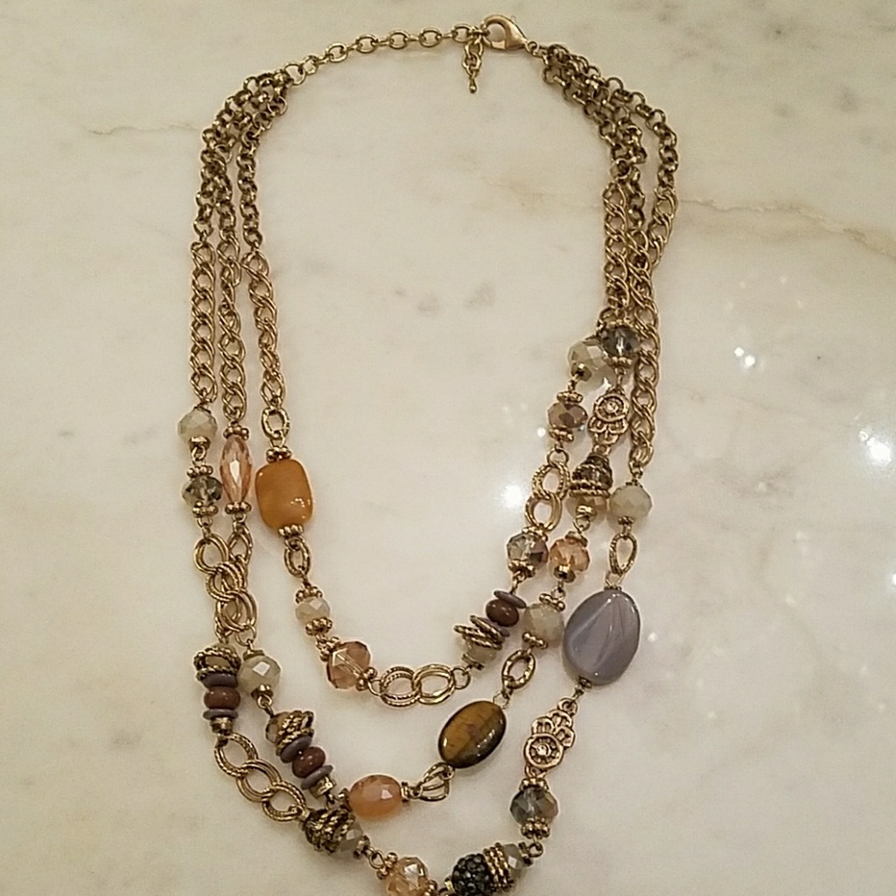 Multistone Layered Necklace